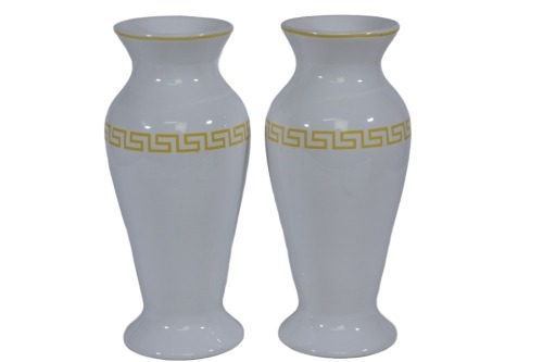 Australian Pottery -Fowler ware Pair vases