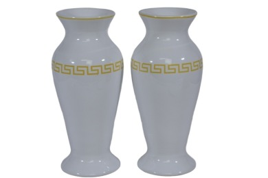 Australian Pottery -Fowler ware Pair vases