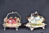 Uranium Glass - Victorian jam dishes