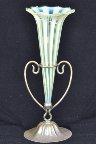 Uranium Glass - Art Nouveau vase