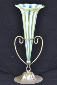 Uranium Glass - Art Nouveau vase