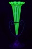 Uranium Glass - Art Nouveau vase - 2
