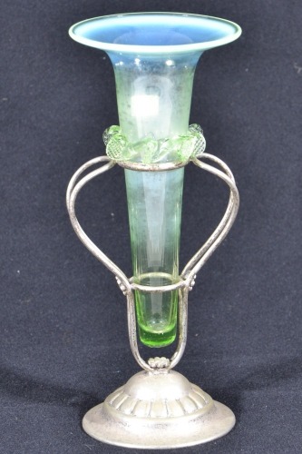 Uranium Glass - Art Nouveau vase