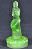 Uranium Glass - Figural Centre piece - 2
