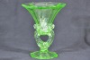 Uranium Glass - Art Deco vase