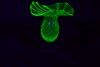 Uranium Glass - Victorian Specimen vase