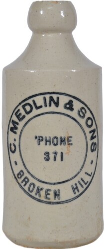 Ginger Beer - B/T-C. Medlin & Sons Broken Hill