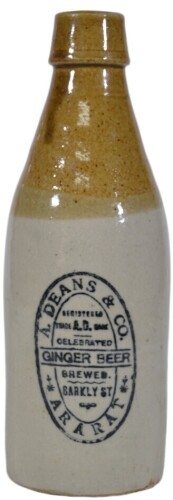 Ginger Beer - C/C - A.Deans & Co. Ararat