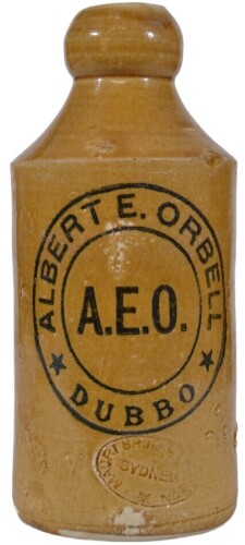 Ginger Beer - B/T Albert E. Orbell Dubbo