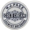 Pot lid - W.J.Page Chemist Brisbane