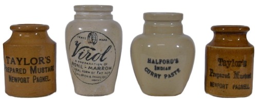 Pots - X 4 - Food Condiments
