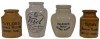 Pots - X 4 - Food Condiments