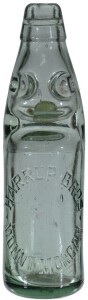 Codd Bottle - Harrup Bros, Mt Morgan