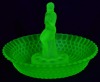 Uranium Glass -Float Bowl - Stump Lady