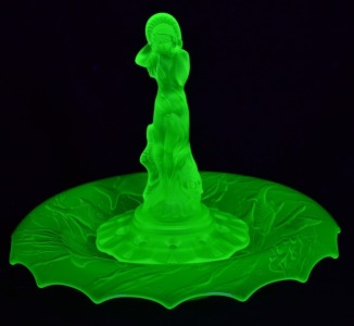 Uranium Glass - Float Bowl -Arabella