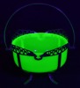 Uranium Glass - Art Deco - Jam dish - 2