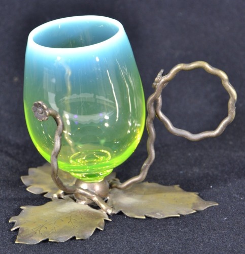 Uranium Glass - Victorian -Toasting cup