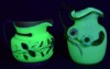 Uranium Glass - Victorian jugs - X 2