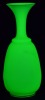 Uranium Glass - Victorian Glass - Vase