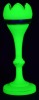 Uranium Glass - Victorian Glass - Grecian style vase