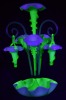 Uranium Glass - Victorian Glass - Epergne