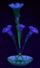 Uranium Glass - Victorian Glass - Epergne
