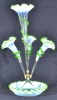 Uranium Glass - Victorian Glass - Epergne - 2