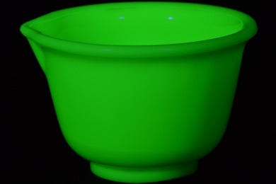 Uranium Glass - Household - mixing bowl