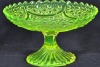 Uranium Glass - Household- Compote - 2