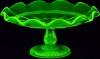Uranium Glass - Household- Compote