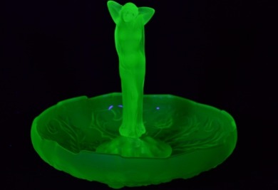 Uranium Glass - Float Bowl - Sophia
