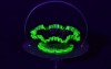 Uranium Glass - Edwardian Glass - Jam Pot