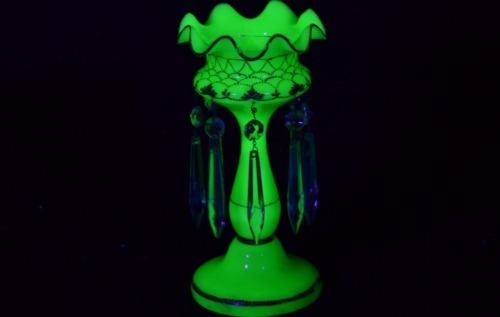 Uranium Glass - Victorian Glass - Lustre
