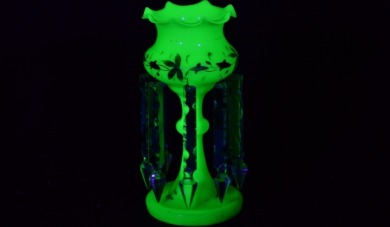 Uranium Glass - Victorian Glass - Lustre