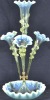 Uranium Glass - Victorian Glass - Epergne - 2