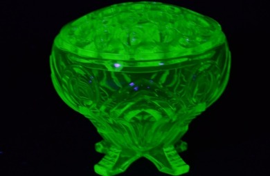 Uranium Glass - Household - Rose Bowl