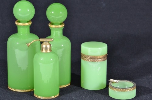 Art Glass - Household - 5pc Boudoir set