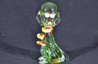Art Glass - Murano style - figure of dog