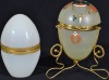 Art Glass - Murano style - Egg shaped x2
