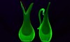 Art Glass - Murano - Beak vases x2