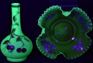 Uranium Glass - Victorian Glass - Miscellaneous