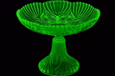 Uranium Glass - Household - Compote