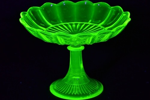 Uranium Glass - Household - Compote