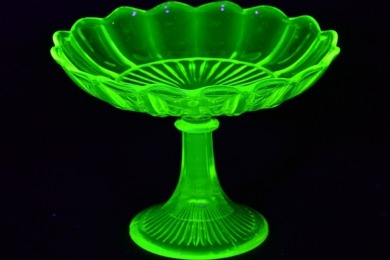 Uranium Glass - Household - Compote