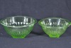 Uranium Glass - Household - Mixing bowl x 2 - 2