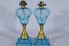 Depression Glass - Household - Whale Oil Lamps - 2
