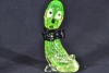 Uranium Glass - Murano style - dog figurine - 2
