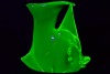 Uranium Glass - Murano Style - Angel figurine
