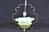 Uranium Glass - Edwardian Glass - Jam pot - 2