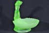 Uranium Glass - Depression glass - Centrepiece - 2